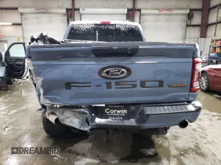 2023 Ford F-150 XL with VIN 1FTEW1E88PFB86418, listed as a Copart auction lot 41494455 with 37,292 mi miles and Salvage title. Bid and sale history available at DreamBid. Image 6.