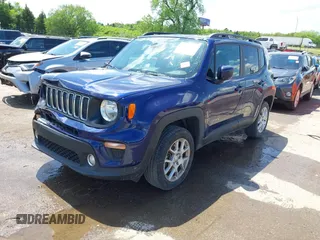 2019 Jeep Renegade Latitude with VIN ZACNJBBB9KPK71713, listed as a IAAI auction lot 42114585 with 109,630 mi miles and . Bid and sale history available at DreamBid. Image 2.