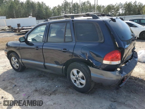 2005 Hyundai Santa Fe GLS with VIN KM8SC13D55U952217, listed as a Copart auction lot 46784205 with 119,714 mi miles and Salvage Title. Bid and sale history available at carsss.com. Image 2.