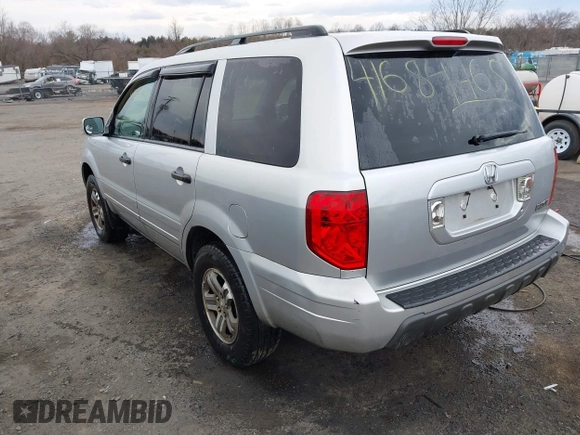 2005 Honda Pilot EX with VIN 5FNYF18455B064378, listed as a IAAI auction lot 41684465 with 248,225 mi miles and . Bid and sale history available at DreamBid. Image 3.