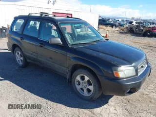 2003 Subaru Forester XS with VIN JF1SG65673G743292, listed as a IAAI auction lot 41587235 with 251,523 mi miles. Bid and sale history available at carsss.com. Image 1.