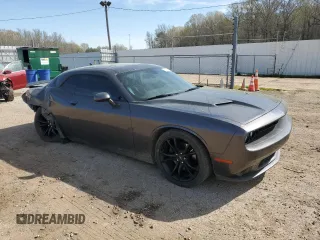 2017 Dodge Challenger SXT Plus with VIN 2C3CDZAG5HH608514, listed as a Copart auction lot 50757635 with 76,364 mi miles and Salvage title. Bid and sale history available at DreamBid. Image 4.