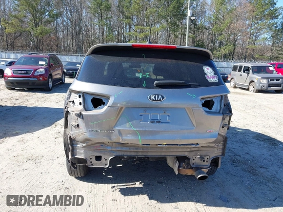 2016 Kia Sorento LX with VIN 5XYPG4A32GG115679, listed as a IAAI auction lot 41634575 with 135,236 mi miles. Bid and sale history available at carsss.com. Image 6.