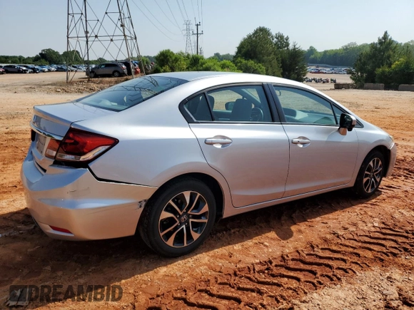 2015 Honda Civic EX z VIN 2HGFB2F86FH550760, wystawiony jako Copart lot #56968225 z przebiegiem 129 183 mil mil oraz Szkoda całkowita • Salvage title. Historia ofert i sprzedaży dostępna na DreamBid. Obrazek 3.