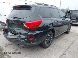 2019 Nissan Pathfinder Platinum with VIN 5N1DR2MM9KC627146, listed as a IAAI auction lot 42443000 with 100,762 mi miles and . Bid and sale history available at DreamBid. Image 4.