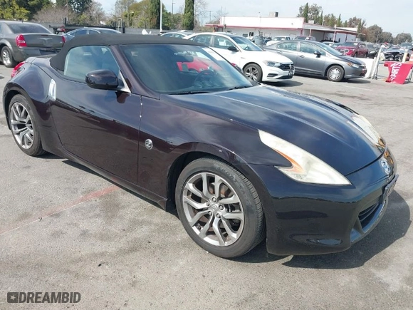 2010 Nissan 370Z Touring with VIN JN1AZ4FHXAM301421, listed as a IAAI auction lot 41642045 with 89,963 mi miles. Bid and sale history available at carsss.com. Image 1.
