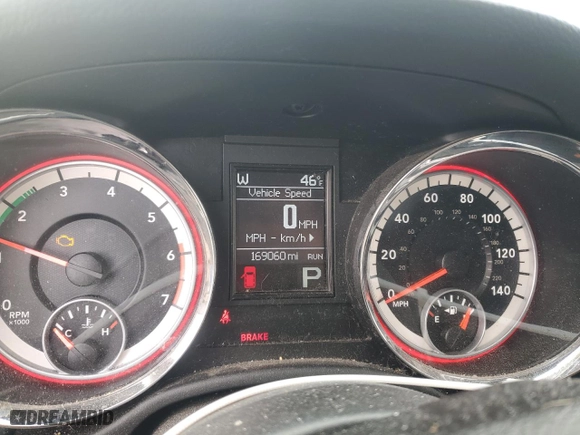 2013 Dodge Durango Crew with VIN 1C4SDJDTXDC690058, listed as a Copart auction lot 75864994 with 169,060 mi miles and Non Repairable. Bid and sale history available at carsss.com. Image 9.