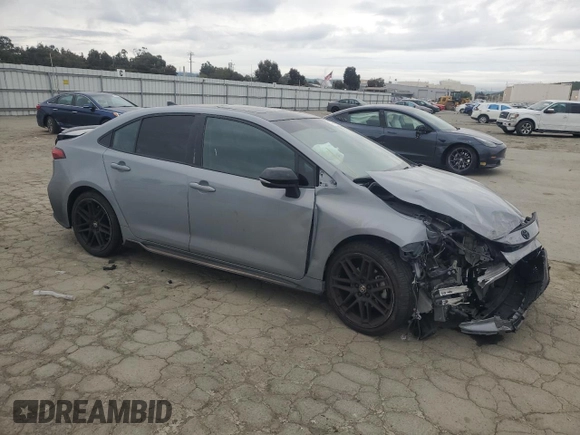 2021 Toyota Corolla XSE with VIN 5YFT4MCE5MP094405, listed as a Copart auction lot 47645035 with 79,578 mi miles and Salvage Title. Bid and sale history available at carsss.com. Image 4.