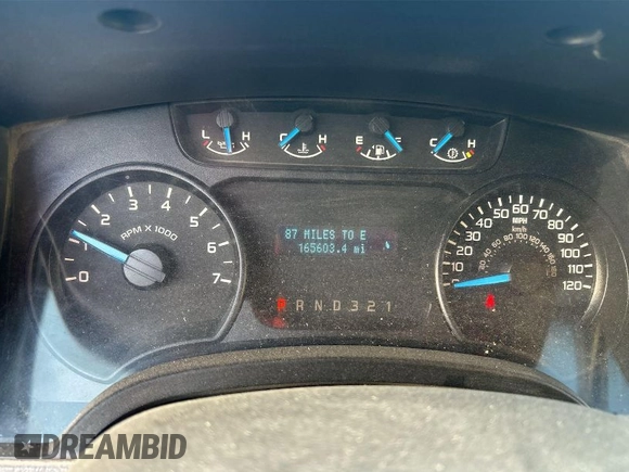 2014 Ford F-150 XL with VIN 1FTFW1ET7EKE26538, listed as a IAAI auction lot 42101441 with 165,603 mi miles. Bid and sale history available at carsss.com. Image 1.