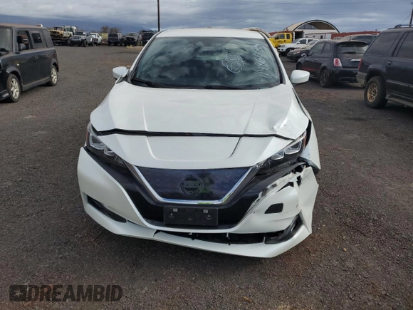 2018 Nissan LEAF SL with VIN 1N4AZ1CP5JC305508, listed as a Copart auction lot 71486084 with 77,307 mi miles and Salvage Title. Bid and sale history available at DreamBid. Image 5.