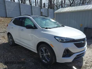 2022 Buick Encore GX Essence with VIN KL4MMGSL6NB017817, listed as a IAAI auction lot 41867808 with 32,604 mi miles. Bid and sale history available at carsss.com. Image 1.