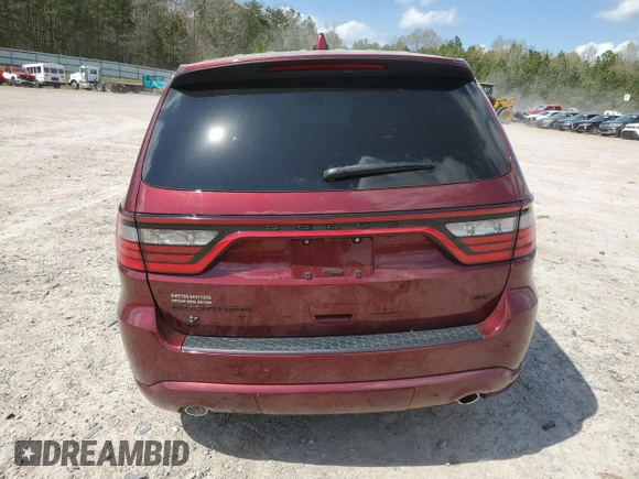 2021 Dodge Durango GT with VIN 1C4RDJDGXMC557625, listed as a Copart auction lot 51322735 with 52,518 mi miles and Salvage title. Bid and sale history available at DreamBid. Image 6.