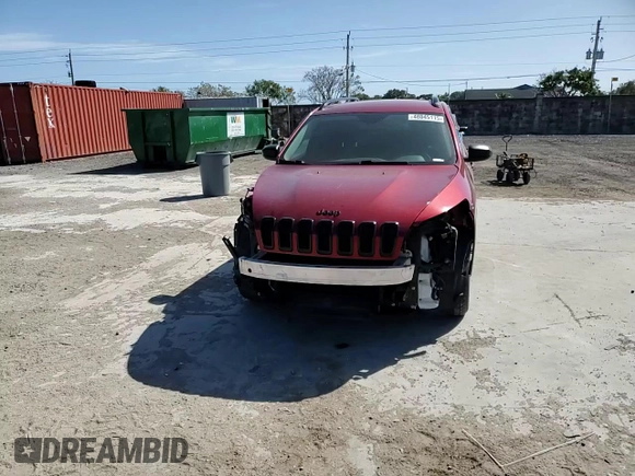 2017 Jeep Cherokee Altitude with VIN 1C4PJLAB6HW559977, listed as a Copart auction lot 48045115 with 126,367 mi miles and Salvage title. Bid and sale history available at DreamBid. Image 11.