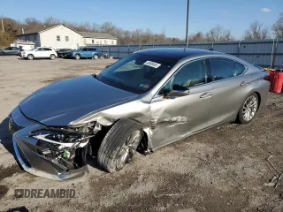 2020 Lexus ES 350 Luxury with VIN 58AEZ1B19LU074168, listed as a Copart auction lot 46990465 with 62,285 mi miles and Salvage title. Bid and sale history available at DreamBid. Image 1.