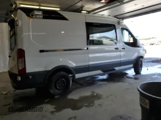 2018 Ford Transit with VIN 1FDYR2CM0JKA75589, listed as a Copart auction lot 48477245 with 65,267 mi miles and Salvage Title. Bid and sale history available at DreamBid. Image 3.