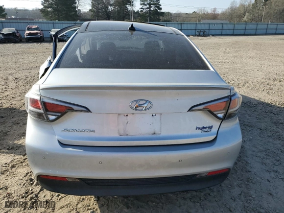 2016 Hyundai Sonata Hybrid Limited with VIN KMHE34L18GA009537, listed as a Copart auction lot 49085245 with 0 mi miles and Salvage Title. Bid and sale history available at carsss.com. Image 6.