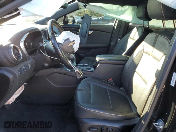 2019 Chevrolet Blazer Premier with VIN 3GNKBFRS1KS694470, listed as a Copart auction lot 84202244 with 56,069 mi miles and Salvage title. Bid and sale history available at DreamBid. Image 7.
