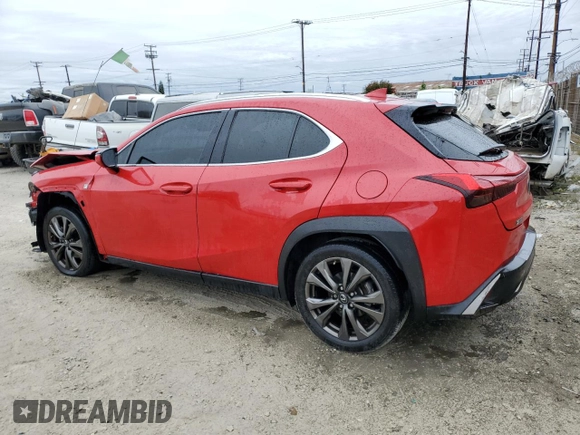 2019 Lexus UX 250h with VIN JTHU9JBH6K2018718, listed as a Copart auction lot 53734775 with 72,151 mi miles and Salvage title. Bid and sale history available at DreamBid. Image 2.
