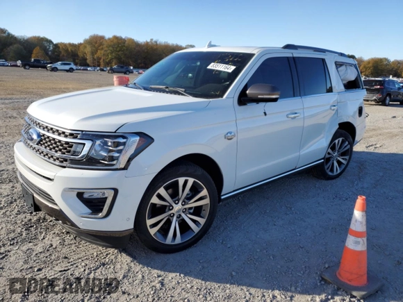 2021 Ford Expedition King Ranch with VIN 1FMJU1PT6MEA73909, listed as a Copart auction lot 83511164 with 42,333 mi miles and Salvage Title. Bid and sale history available at carsss.com. Image 1.