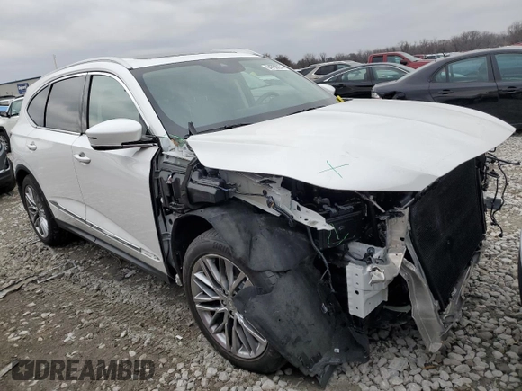 2023 Acura MDX w/Advance Package with VIN 5J8YE1H88PL026702, listed as a Copart auction lot 84755254 with 17,064 mi miles and Salvage Title. Bid and sale history available at carsss.com. Image 4.