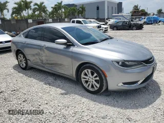 2015 Chrysler 200 Limited with VIN 1C3CCCAB0FN692475, listed as a Copart auction lot 51680985 with 107,596 mi miles and Salvage Title. Bid and sale history available at carsss.com. Image 4.