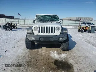 2020 Jeep Wrangler Sport S with VIN 1C4GJXAN7LW155533, listed as a Copart auction lot 44885625 with 40,045 mi miles and Salvage title. Bid and sale history available at DreamBid. Image 12.