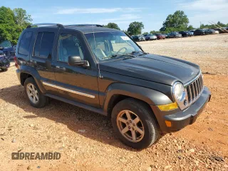 2006 Jeep Liberty Limited with VIN 1J8GL58K86W155922, listed as a Copart auction lot 64620815 with 130,149 mi miles and Salvage title. Bid and sale history available at DreamBid. Image 4.