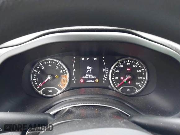 2021 Jeep Renegade Upland with VIN ZACNJDAB3MPM38275, listed as a IAAI auction lot 41722676 with 45,326 mi miles and . Bid and sale history available at DreamBid. Image 7.