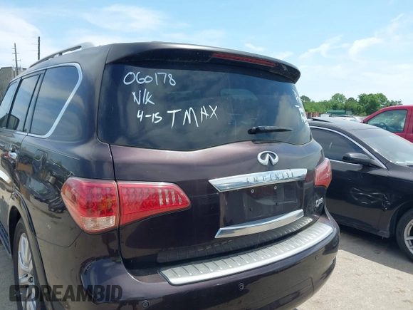 2013 Infiniti QX56 with VIN JN8AZ2NE9D9060178, listed as a IAAI auction lot 42058533 with 139,267 mi miles. Bid and sale history available at carsss.com. Image 16.