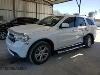 2013 Dodge Durango Crew z VIN 1C4RDHDG5DC661528, wystawiony jako Copart lot #49667195 z przebiegiem 105 944 mil mil oraz Szkoda całkowita • Salvage title. Historia ofert i sprzedaży dostępna na DreamBid. Obrazek 1.
