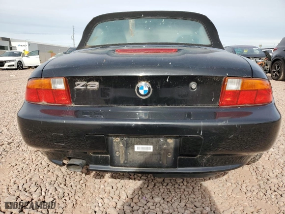 1996 BMW 3-Series Z3 with VIN 4USCH7320TLB74792, listed as a Copart auction lot 82756194 with 158,904 mi miles and Clean Title. Bid and sale history available at carsss.com. Image 6.