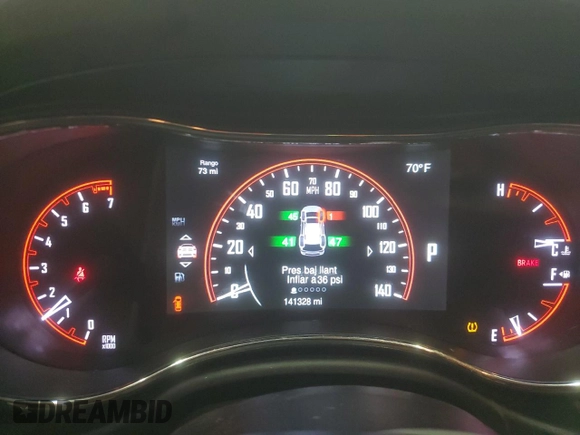 2015 Dodge Durango Limited with VIN 1C4RDJDG0FC826833, listed as a Copart auction lot 61361515 with 141,328 mi miles and Salvage title. Bid and sale history available at DreamBid. Image 9.