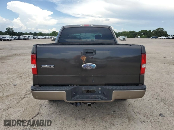 2006 Ford F-150 XLT with VIN 1FTPW12V16KD70138, listed as a Copart auction lot 61302585 with 226,024 mi miles and Salvage title. Bid and sale history available at DreamBid. Image 6.