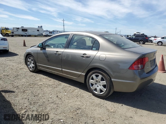 2008 Honda Civic LX with VIN 2HGFA16518H318976, listed as a Copart auction lot 55897095 with 183,864 mi miles and Salvage Title. Bid and sale history available at DreamBid. Image 2.