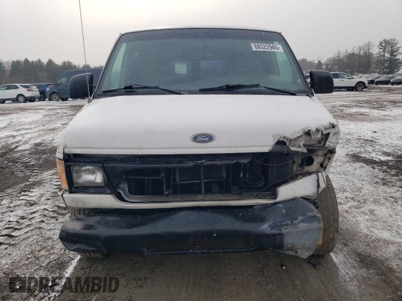 1999 Ford Econoline Cargo with VIN 1FTRE1427XHB65677, listed as a Copart auction lot 88522945 with 301,567 mi miles and Salvage Title. Bid and sale history available at carsss.com. Image 5.