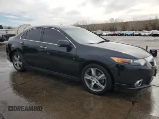 2012 Acura TSX Special Edition with VIN JH4CU2E89CC023354, listed as a Copart auction lot 50761215 with 160,383 mi miles and Salvage title. Bid and sale history available at DreamBid. Image 4.