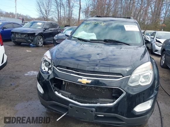 2017 Chevrolet Equinox LT with VIN 2GNALCEK5H6235916, listed as a IAAI auction lot 41768532 with 213,946 mi miles. Bid and sale history available at carsss.com. Image 6.