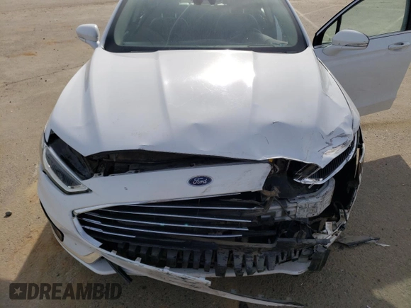 2019 Ford Fusion Hybrid SEL with VIN 3FA6P0MU1KR181007, listed as a Copart auction lot 40117743 with 0 mi miles. Bid and sale history available at carsss.com. Image 12.