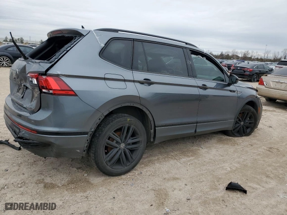 2022 Volkswagen Tiguan SE R-Line Black with VIN 3VVCB7AX3NM011768, listed as a Copart auction lot 46537435 with 80,243 mi miles and Salvage Title. Bid and sale history available at carsss.com. Image 3.
