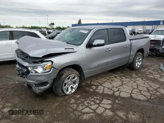 2024 Ram 1500 Big Horn with VIN 1C6SRFFT9RN118123, listed as a Copart auction lot 56187125 with 35,691 mi miles and Salvage title. Bid and sale history available at DreamBid. Image 1.