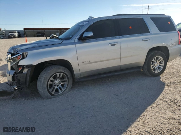 2017 Chevrolet Tahoe LS with VIN 1GNSCAKC4HR224061, listed as a Copart auction lot 87004424 with 108,789 mi miles and Salvage Title. Bid and sale history available at carsss.com. Image 1.