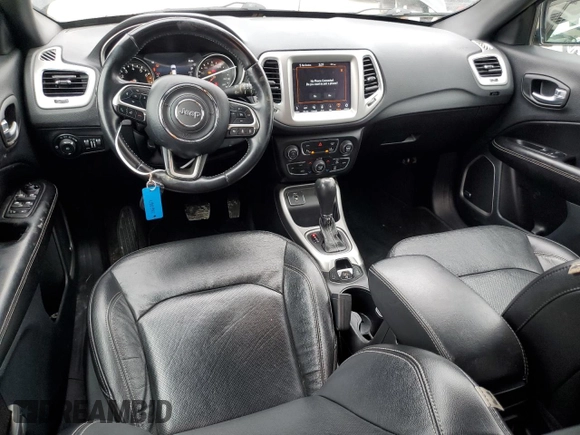 2021 Jeep Compass 80th Anniversary with VIN 3C4NJCEB2MT602339, listed as a Copart auction lot 43230625 with 70,166 mi miles and Salvage Title. Bid and sale history available at carsss.com. Image 8.