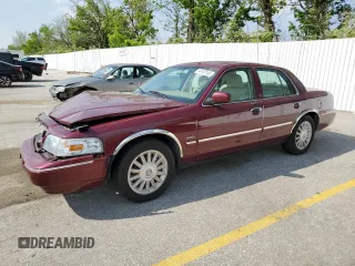 2009 Mercury Grand Marquis LS z VIN 2MEHM75VX9X615978, wystawiony jako Copart lot #54737145 z przebiegiem Nie podano mil oraz Szkoda całkowita • Salvage title. Historia ofert i sprzedaży dostępna na DreamBid. Obrazek 1.