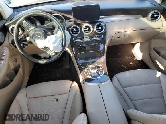 2019 Mercedes-Benz GLC with VIN WDC0G4KB1KV143248, listed as a Copart auction lot 45199195 with 52,639 mi miles and Salvage Title. Bid and sale history available at carsss.com. Image 8.