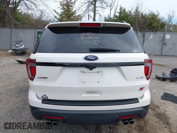 2018 Ford Explorer Sport with VIN 1FM5K8GT8JGB96174, listed as a IAAI auction lot 41853609 with 66,616 mi miles and . Bid and sale history available at DreamBid. Image 16.