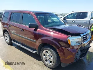 2012 Honda Pilot LX with VIN 5FNYF3H23CB029653, listed as a IAAI auction lot 41984138 with 77,877 mi miles and . Bid and sale history available at DreamBid. Image 1.