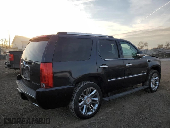 2013 Cadillac Escalade Platinum Edition with VIN 1GYS4DEF3DR205700, listed as a Copart auction lot 41800305 with 42,437 mi miles and Salvage Title. Bid and sale history available at carsss.com. Image 3.