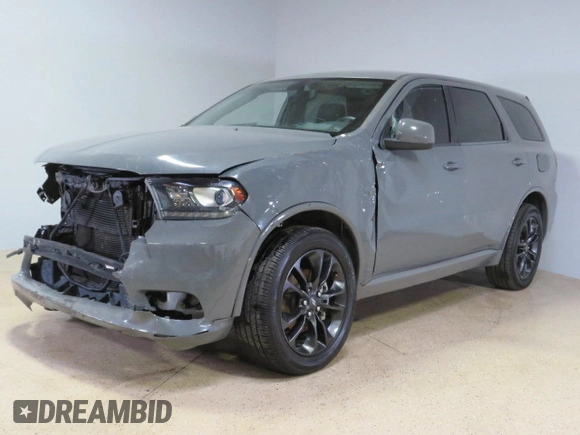 2020 Dodge Durango GT Plus with VIN 1C4RDHDG5LC130263, listed as a Copart auction lot 74948524 with 34,595 mi miles and Salvage title. Bid and sale history available at DreamBid. Image 2.