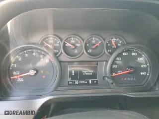 2021 Chevrolet Silverado 1500 Custom with VIN 1GCPYBEK3MZ351984, listed as a Copart auction lot 49060395 with 73,975 mi miles and Salvage Title. Bid and sale history available at carsss.com. Image 9.