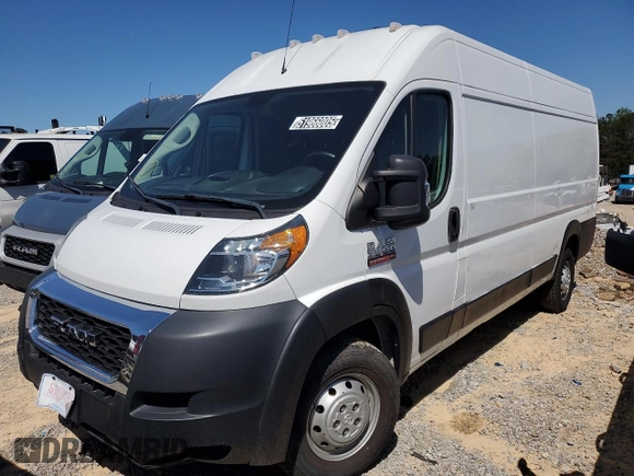 2019 Ram ProMaster Cargo with VIN 3C6URVJG3KE562105, listed as a Copart auction lot 51966005 with 117,550 mi miles and Clean Title. Bid and sale history available at DreamBid. Image 1.